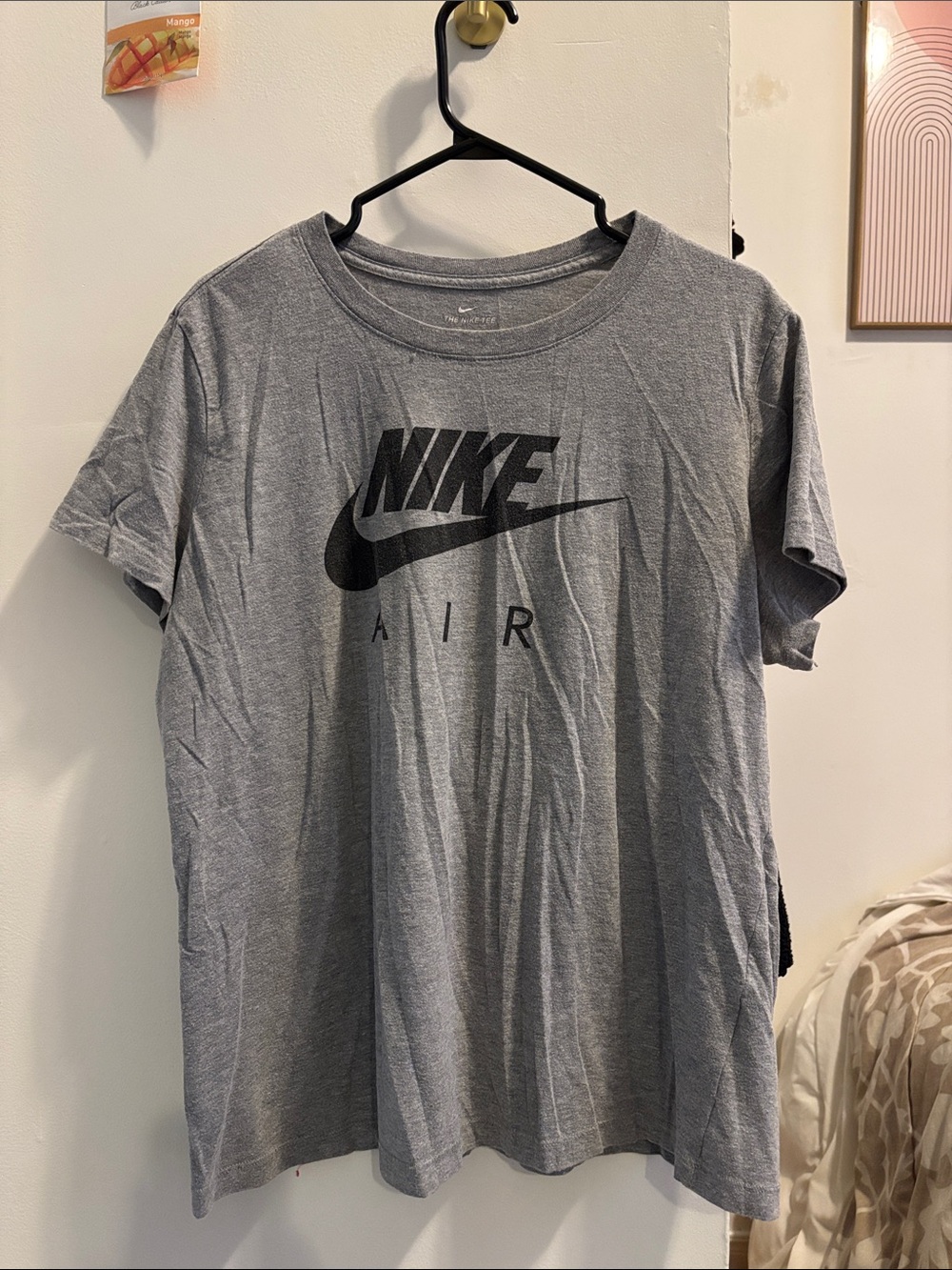Nike Air Men's Gray Logo T-Shirt